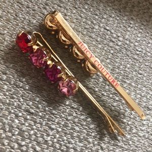 Juicy Couture Gemstone Bobby Pins